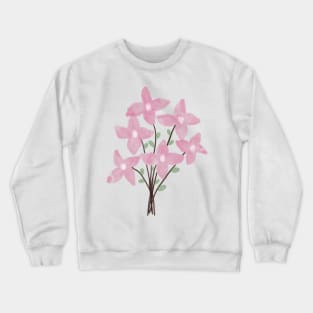 Pink flowers Crewneck Sweatshirt